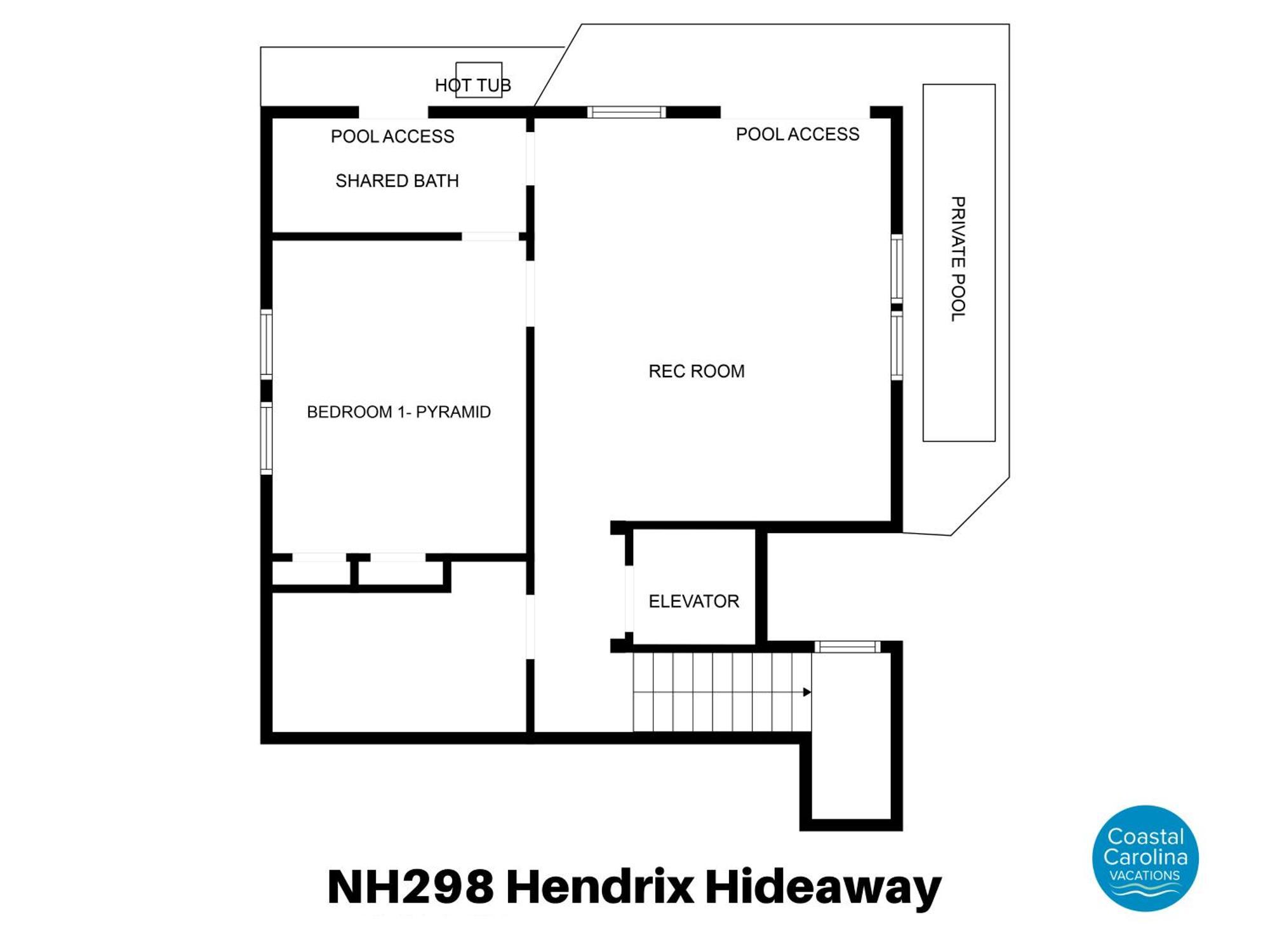 Nh298 Hendrix Hideaway Villa Nags Head Bagian luar foto